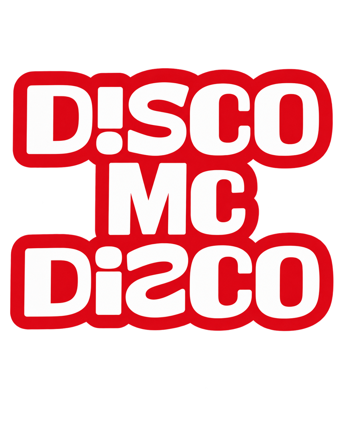 Disco MC Disco stacked wordmark